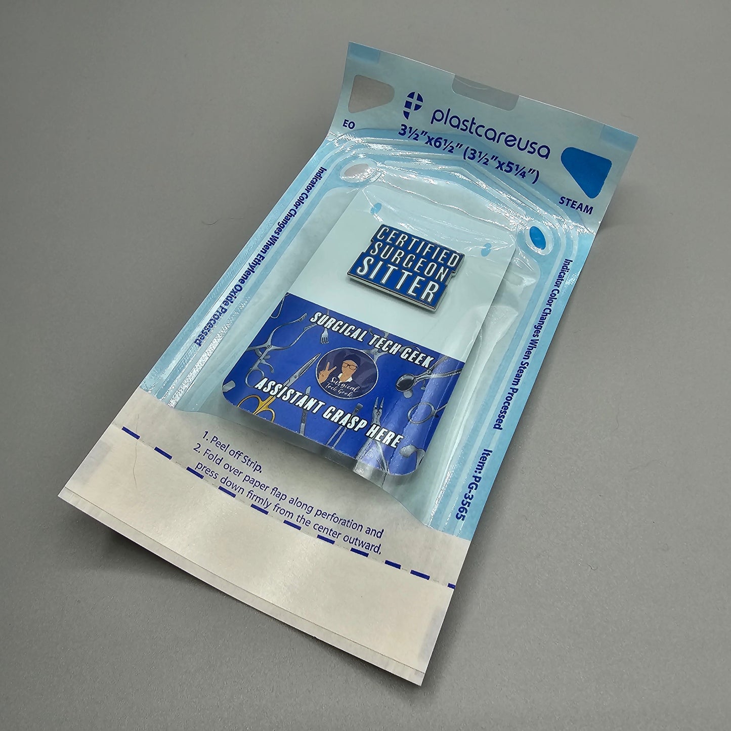 SURGICAL TECH GEEK PIN