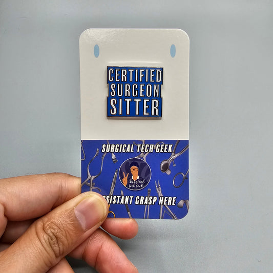 SURGICAL TECH GEEK PIN