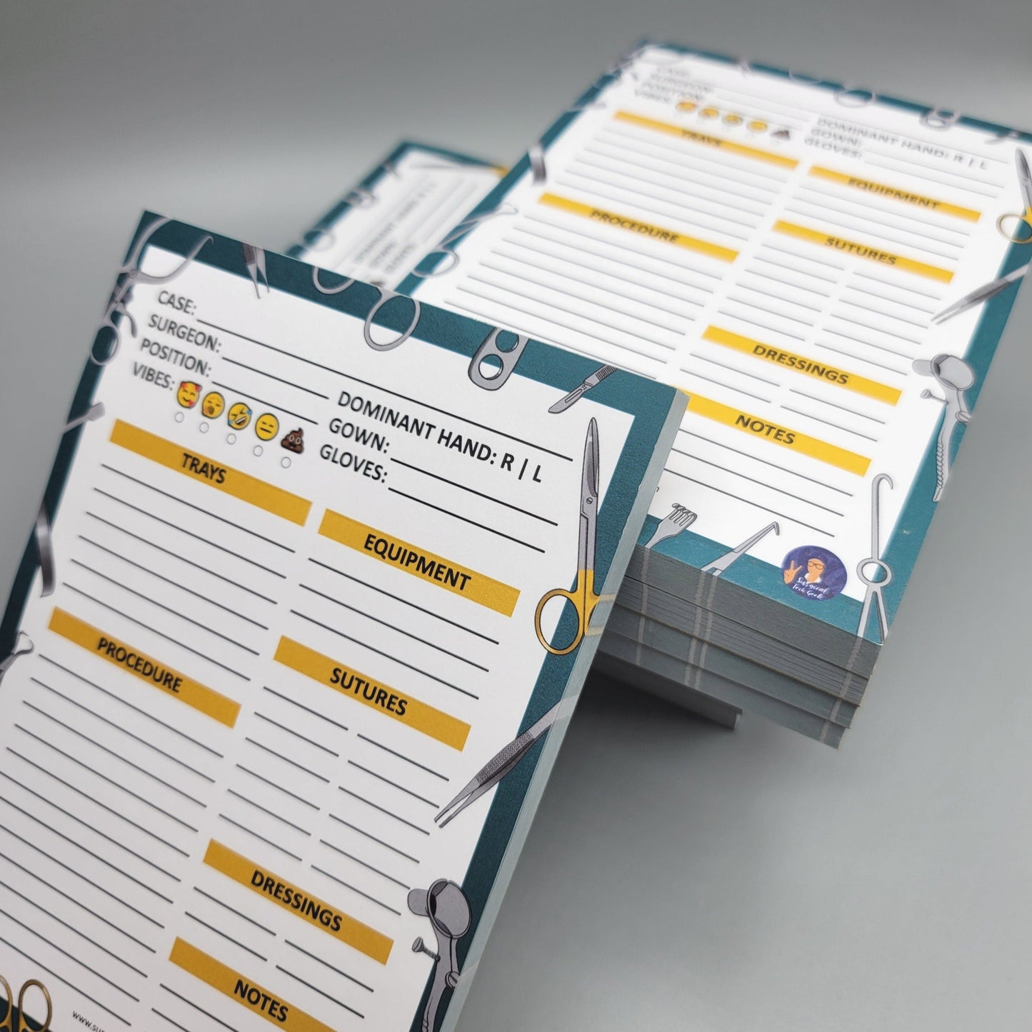SURGICAL TECH GEEK NOTEPADS