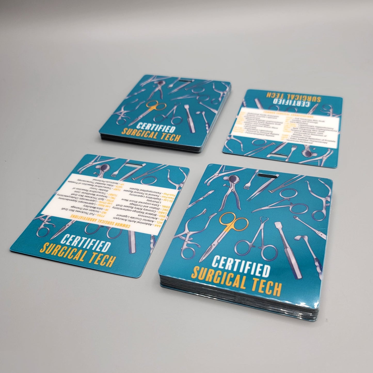 SURGICAL TECH GEEK ID BADGES