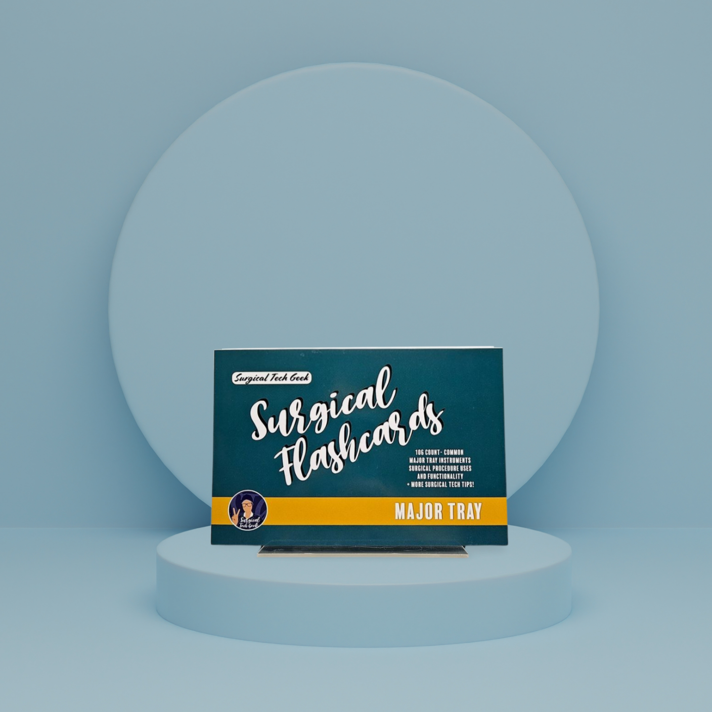 Surgical Instruments Flash Cards - Major Tray