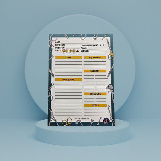 Clinical Surgical Notepad