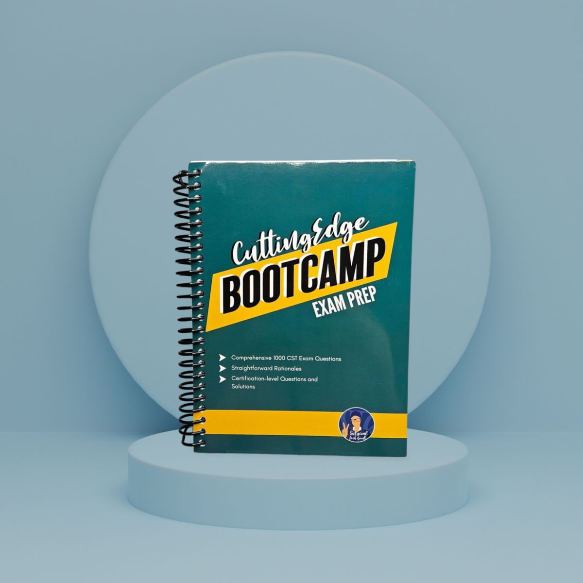Surgical Tech Geek Cutting Edge Bootcamp Exam Prep spiral-bound book